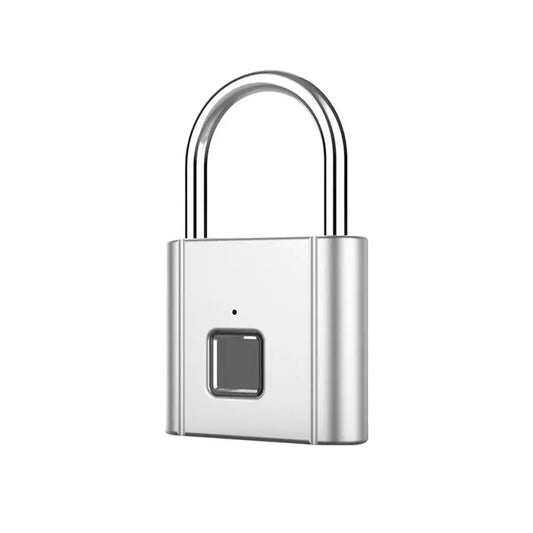 Smart Fingerprint Padlock - Waterproof Biometric Fingerprint Keyless Lock USB Rechargeable 