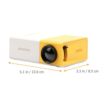 AU Mini Projector - Portable HDMI USB LED HD 1080P Home Cinema Device